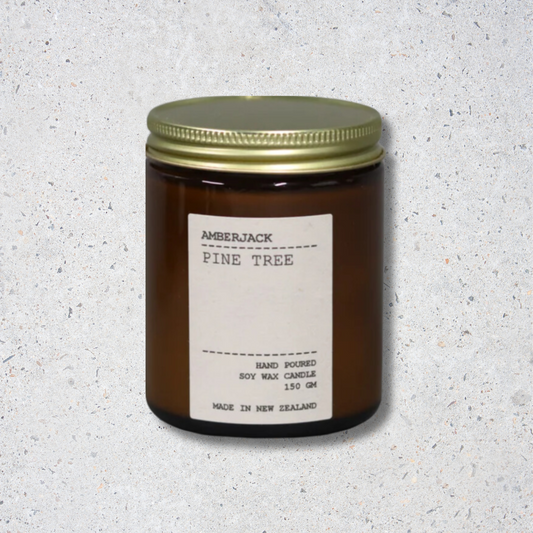 Amberjack Pine Tree - reg candle (Clearance Item)